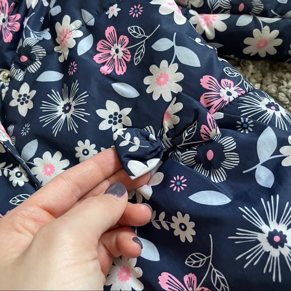 Carter's "Just One You" Navy and Floral Coat - Picture 5 of 7